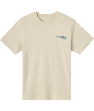 O'Neill Twisted Flowers Classic Tee-Lt Khaki— Alternate View