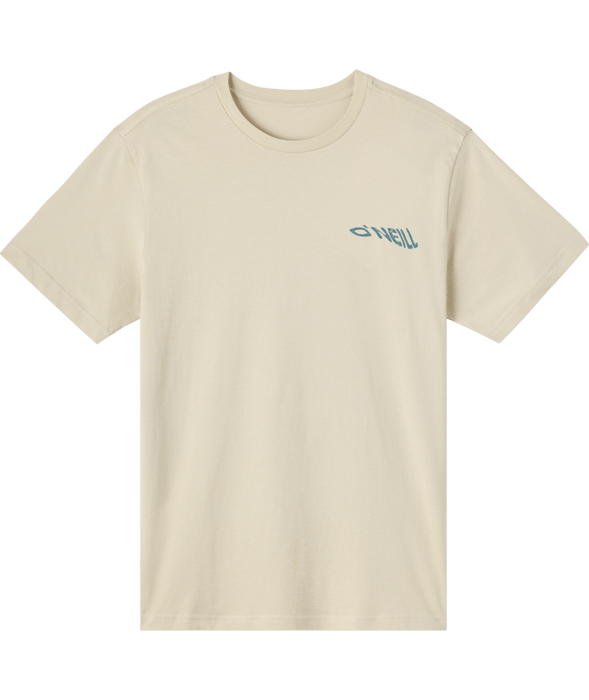 O'Neill Twisted Flowers Classic Tee-Lt Khaki