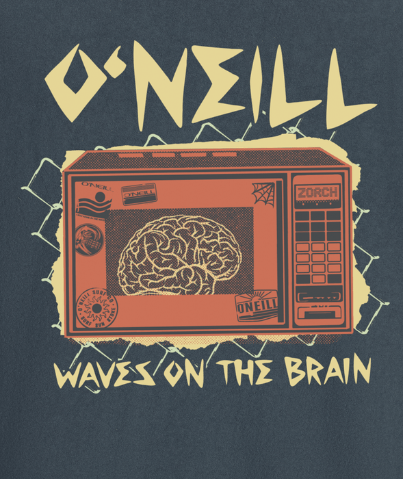 O'Neill Micro Brain Boxy Tee-Dark Shadow