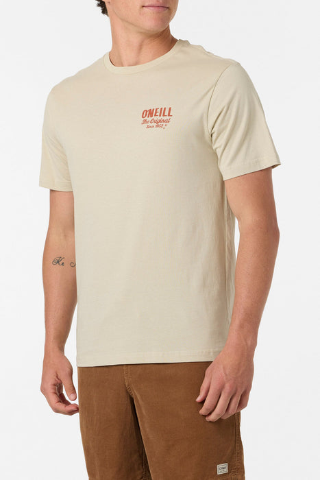 O'Neill Open Road S/S Classic Tee-Lt Khaki