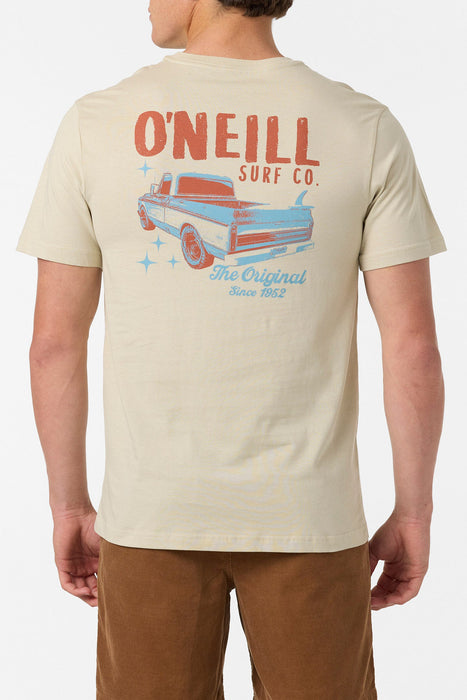O'Neill Open Road S/S Classic Tee-Lt Khaki