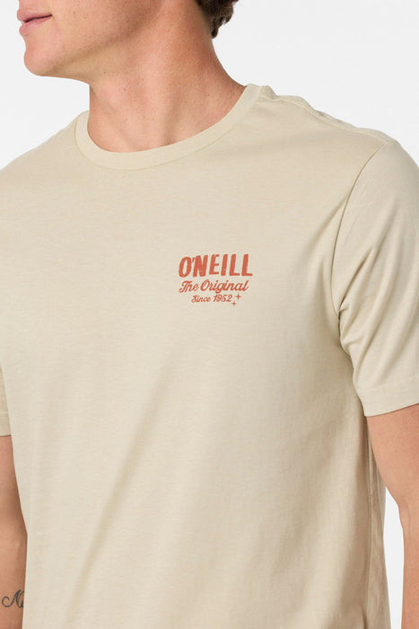 O'Neill Open Road S/S Classic Tee-Lt Khaki