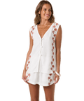 O'Neill Farren Floral Tank-Tofu