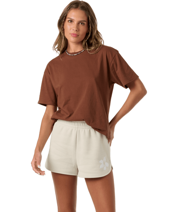 O'Neill Tropic Melt Scallop Shorts-Lt Khaki