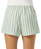 O'Neill Brenda Stripe Shorts-Green