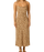 O'Neill Holly Animal Dress-Warm Sand