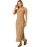 O'Neill Holly Animal Dress-Warm Sand