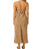 O'Neill Holly Animal Dress-Warm Sand