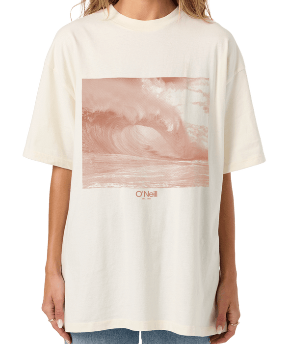 O'Neill OG Wave Tone Oversized Tee-Tofu