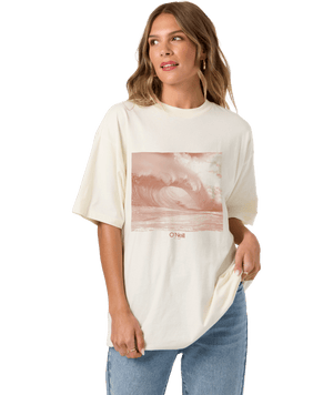 O'Neill OG Wave Tone Oversized Tee-Tofu