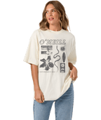 O'Neill Tropic Meltdown Oversized Tee-Tofu