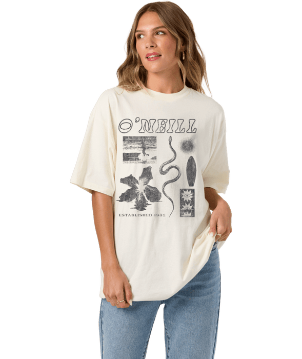 O'Neill Tropic Meltdown Oversized Tee-Tofu