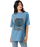 O'Neill Wave Rider Oversized Tee-Captain's Blue