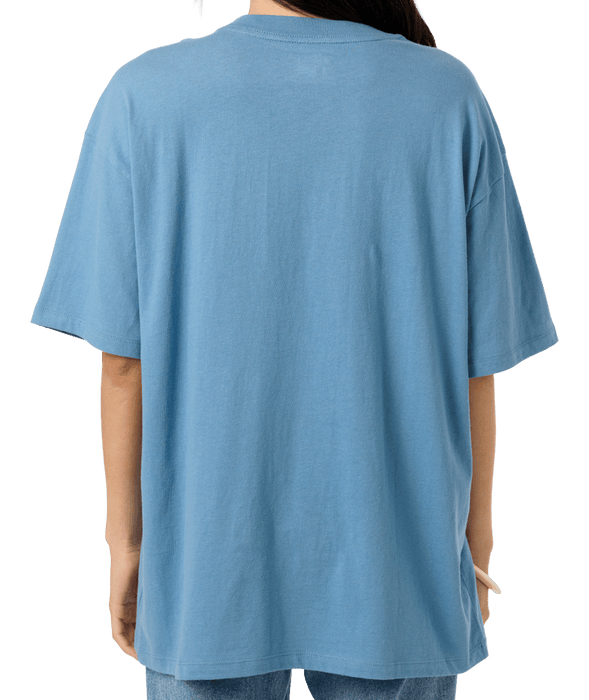O'Neill Wave Rider Oversized Tee-Captain's Blue