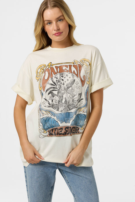 O'Neill Wave Rider Oversized Tee-Tofu