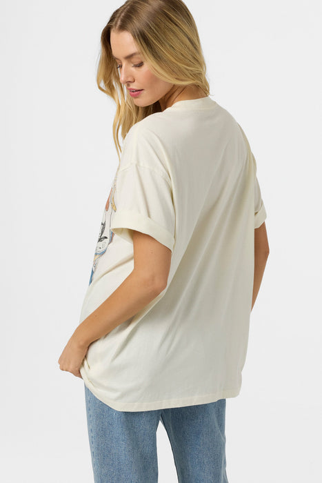 O'Neill Wave Rider Oversized Tee-Tofu