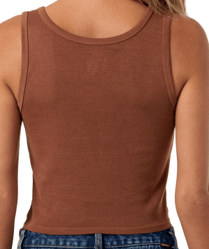 O'Neill Motu Scoop Neck Tank-Coconut Brown— Alternate View
