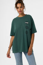 O'Neill OG Fish Eye Oversized Tee-Dark Forest
