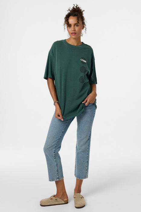 O'Neill OG Fish Eye Oversized Tee-Dark Forest