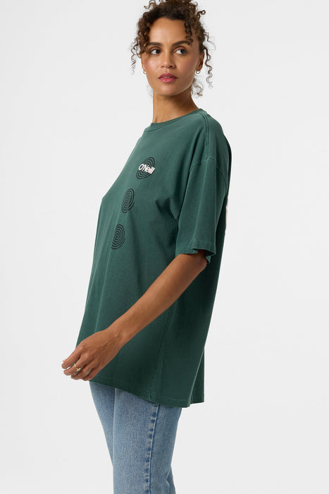 O'Neill OG Fish Eye Oversized Tee-Dark Forest