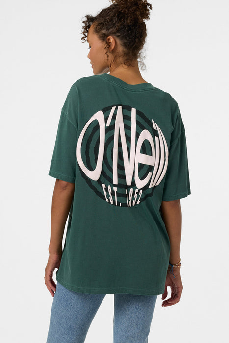 O'Neill OG Fish Eye Oversized Tee-Dark Forest