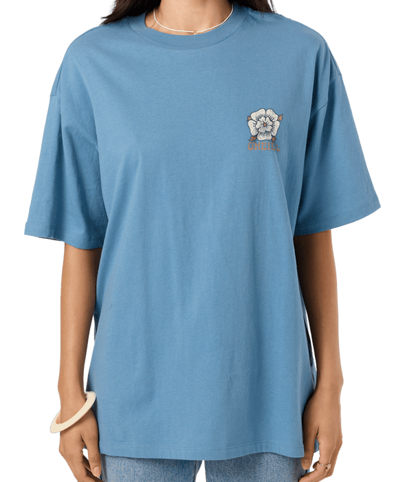 O'Neill Adorned Oversized Tee-Captain's Blue