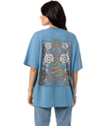 O'Neill Adorned Oversized Tee-Captain's Blue