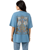 O'Neill Adorned Oversized Tee-Captain's Blue