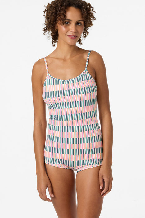 O'Neill Performance Surf Shadow Bay Printed One Piece-Multi Clr