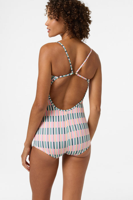 O'Neill Performance Surf Shadow Bay Printed One Piece-Multi Clr