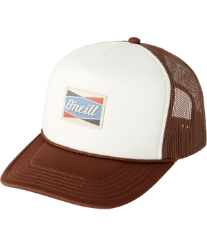 O'Neill Hexa Patch Trucker Hat-Coconut Brown