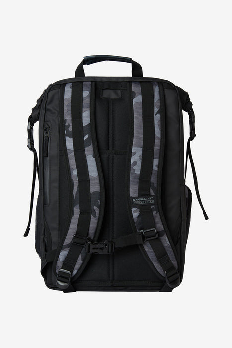 O'Neill Odyssey Trvlr 37L Backpack-Black Camo