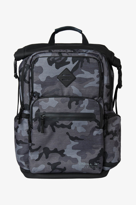 O'Neill Odyssey Trvlr 37L Backpack-Black Camo