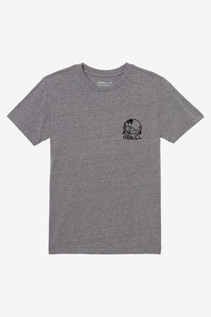 O'Neill Boys' Chunk Tee-Heather Grey— Alternate View