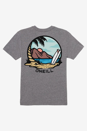 O'Neill Boys' Chunk Tee-Heather Grey