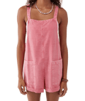 O'Neill Summerlin Solid Romper-Coral