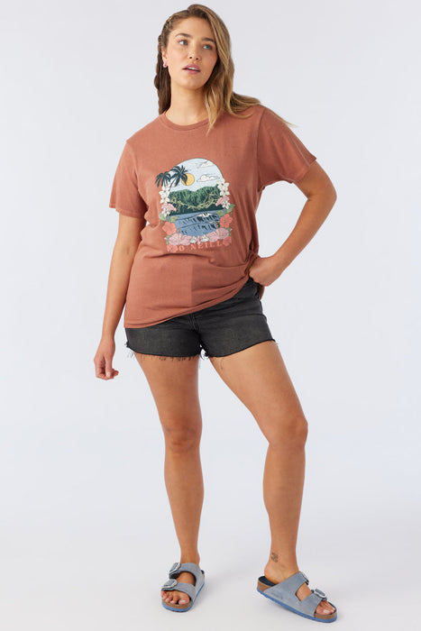 O'Neill Paradise Happens Tee-Rustic Brown