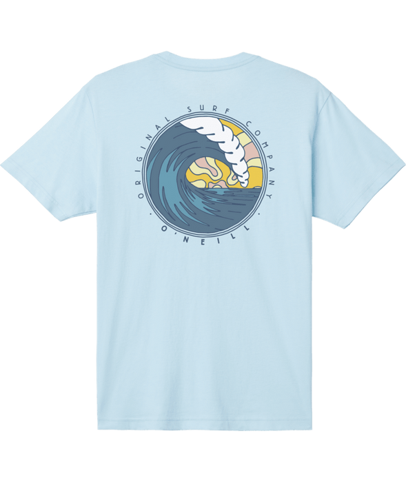 O'Neill Fixation Tee-Sky Blue Heather