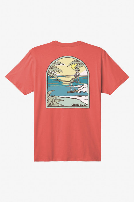 O'Neill Chill Bones Tee-Hot Red