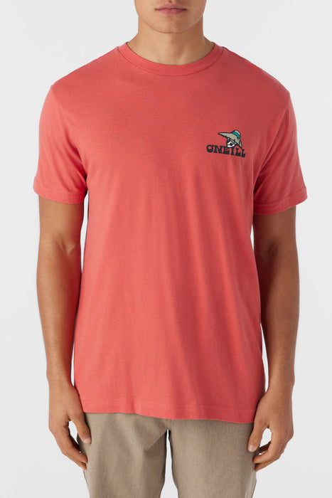 O'Neill Chill Bones Tee-Hot Red