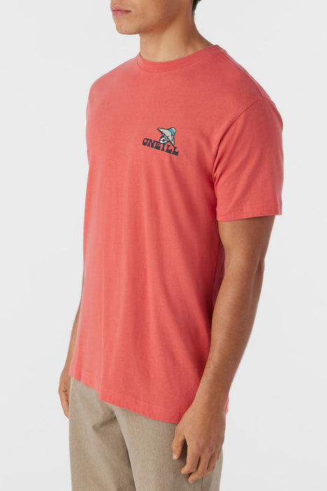 O'Neill Chill Bones Tee-Hot Red