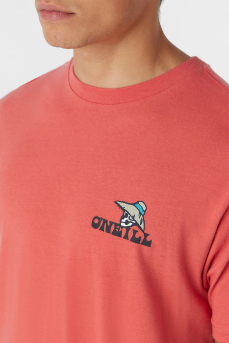 O'Neill Chill Bones Tee-Hot Red