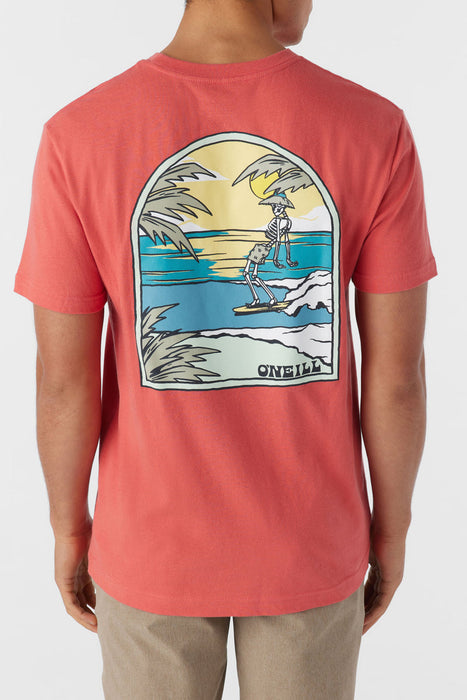 O'Neill Chill Bones Tee-Hot Red