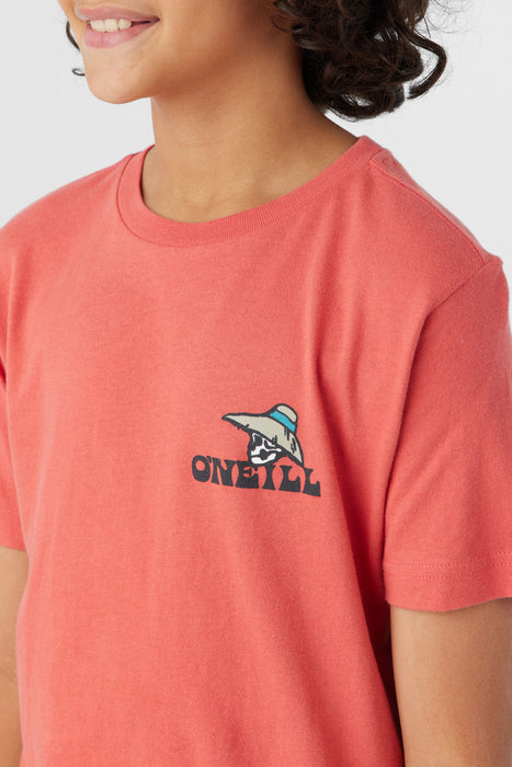 O'Neill Youth Chill Bones Tee-Hot Red
