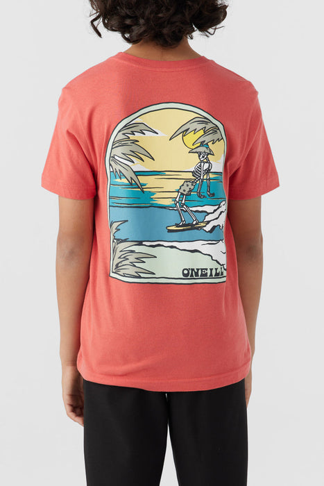 O'Neill Youth Chill Bones Tee-Hot Red
