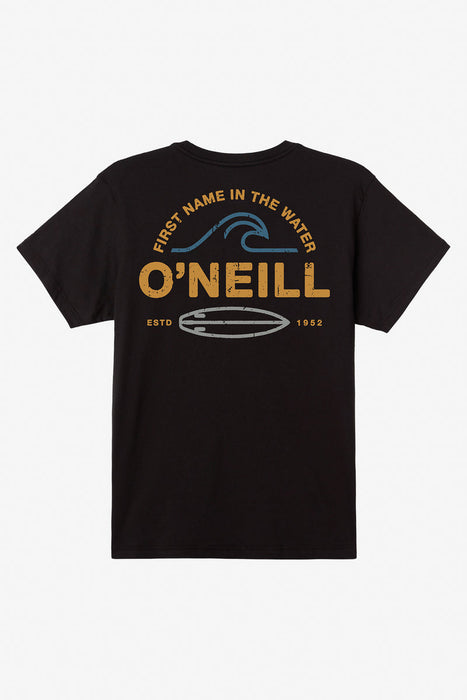 O'Neill Youth Rip Tide Tee-Black