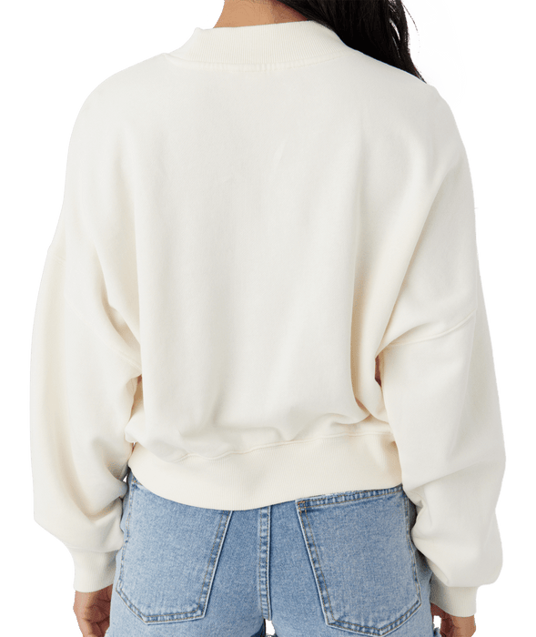 O'Neill Roam Slow Moment Crop Tee-Winter White