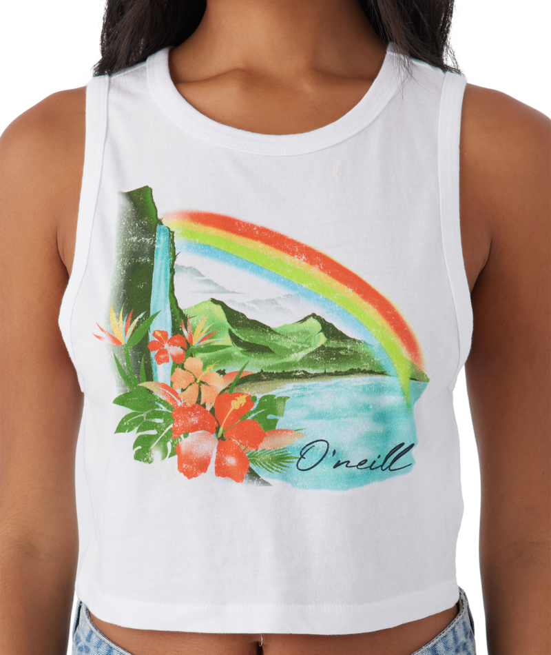 O'Neill Rainbow Hawaii Tank-White