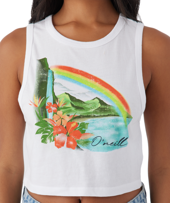 O'Neill Rainbow Hawaii Tank-White