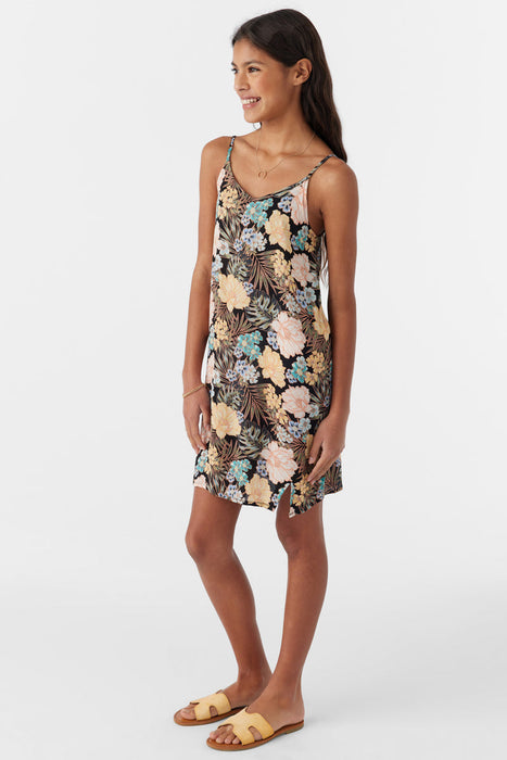 O'Neill Girls Arya Dress-Black
